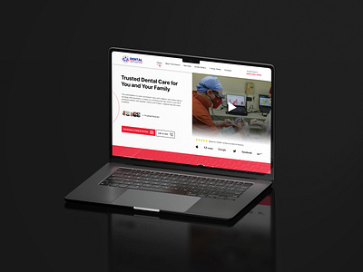 Dental centers of America Ui design graphic design ui