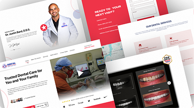 Dental centers of America Ui design graphic design ui