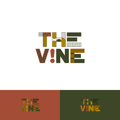 The Vine Design Concept branding graphic design logo