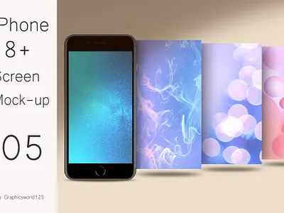 iPhone 8+ Screen Mock-up 05 iphone 16