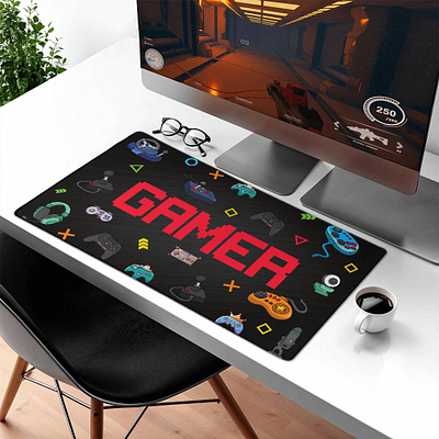 Gaming Mat 3d branding gamer gaming mat gaming mat design graphic design logo motion graphics shineon ui video gamer