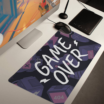 Gaming Mat 3d branding gamer gaming mat design graphic design logo shineon ui video gamer gift video gaming mat