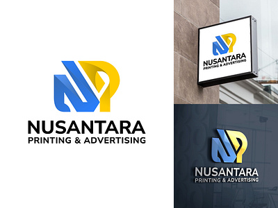 Nusantara Printing & Advertising - Logo Design advertising logo agency logo brand identity branding business logo company logo creative design graphic design initials logo letter logo logo logo design modern logo monogram logo printing logo shop logo sign logo trendy visual identity