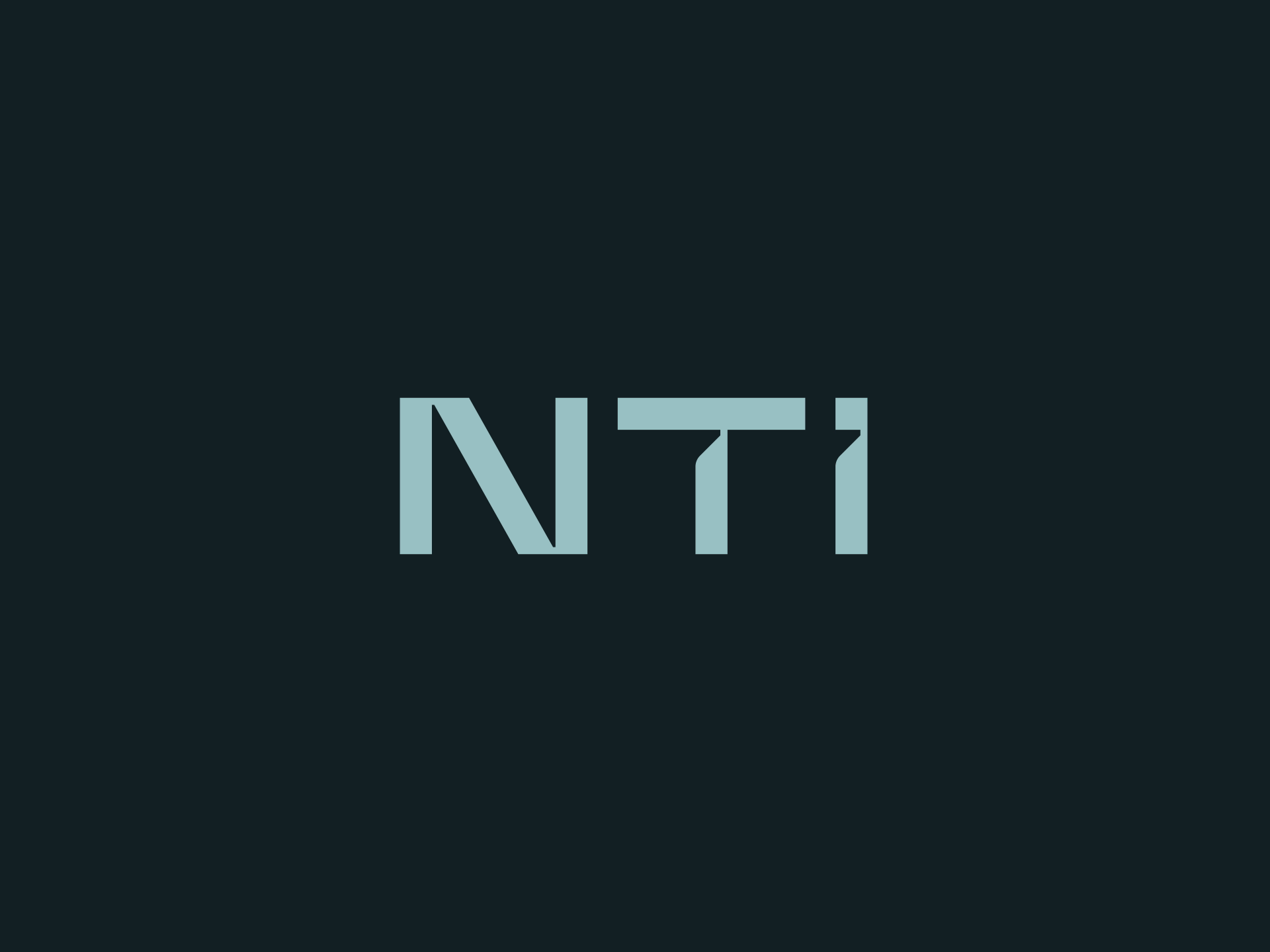NTI - Visual Identity Concept