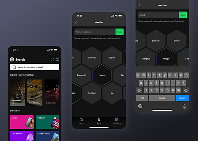 Spotify App-New Feature Challenge app design figma product deasign ui ux