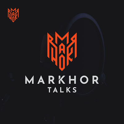 Podcast logo brand identity branding dark design freestyle logo graphic design illustration illustrator lettermark logo logo design monogram logo orange podcast logo ted talk typography vector visual identity