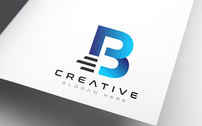 Creative Brand Letter B Logo Design b letter b letter logo b logo be creative brand design brand identity creative logo digital logo icon illustration initial letter b letter b letter b logo letter logo logistic modern logo move run symbol technology logo