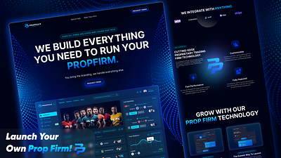 Complete Prop Firm | Sports | CFD | Forex | Futures | Fxtech betting betting app branding complete design development figma landing page prop firm propfirm sports sports bet sports betting uiux web app website