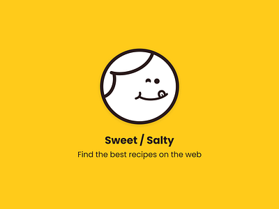 Sweet / Salty - Best recipes on the web ;) branding graphic design logo ui