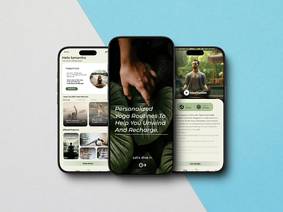 ZenBalance - Yoga App Ui mobile app mobile app design mockup prototype ui ui design ux ux design yoga app