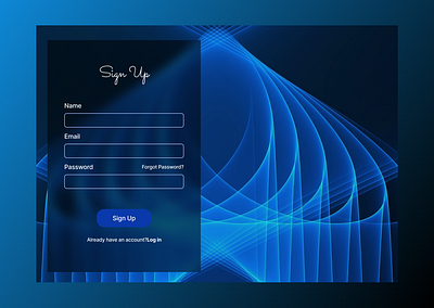 Sign Up Form design ui user interface