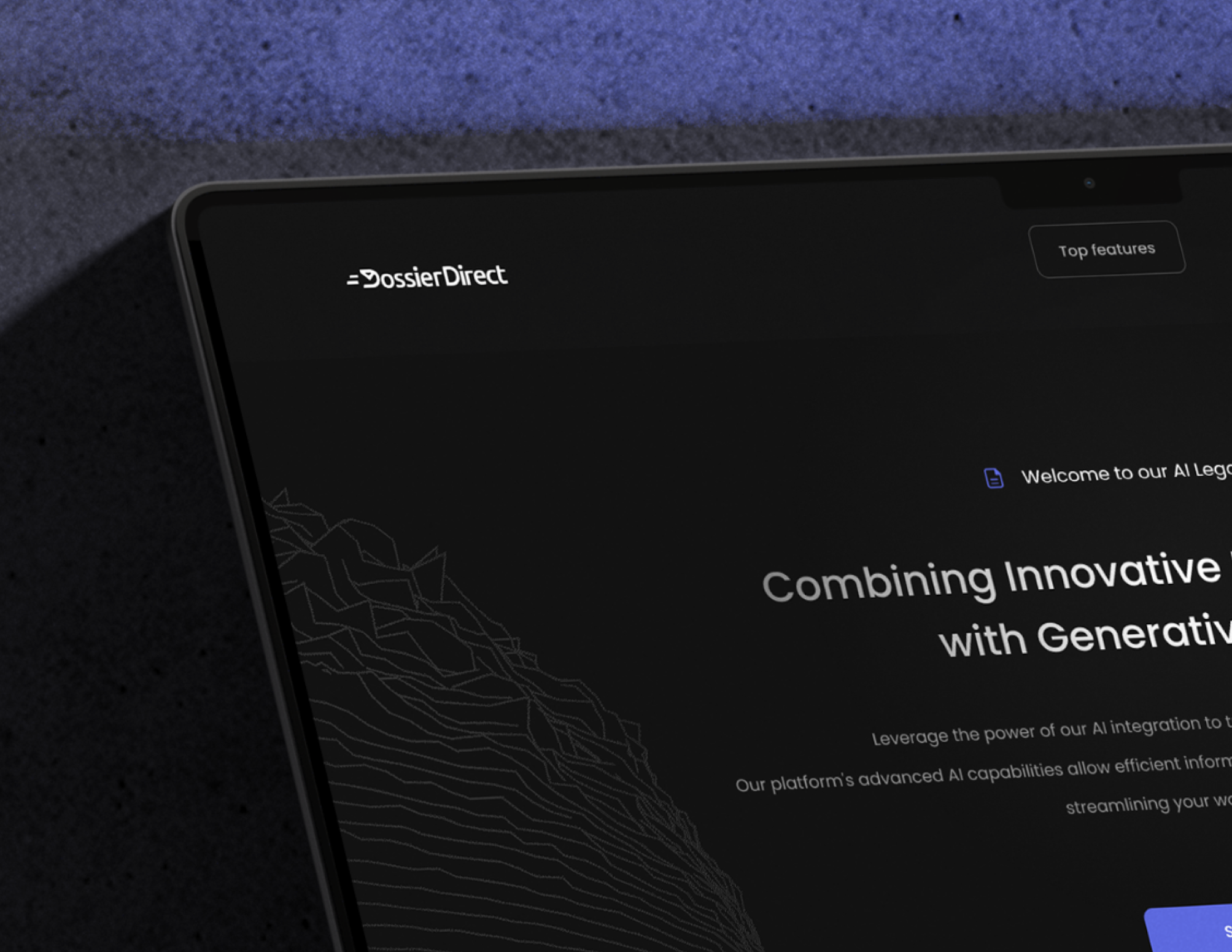 DossierDirect - Landing Page app branding daily ui design dribbble figma graphic design illustration landing page logo ui ui design ux ux design uxui vector web app web design web page website