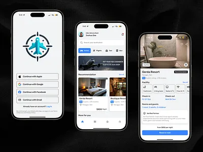 EscapeAtlas • Travel Application appdesign branding logo mobileapp mobiledesign ui userexperience ux uxui