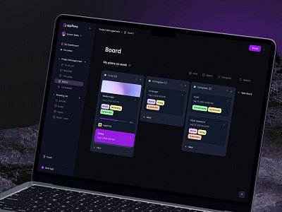 UI/UX Design for AppFlowly CRM - AI collaborative workspace ai app branding canban crm dashboard management mobile product design tasks web design workspace