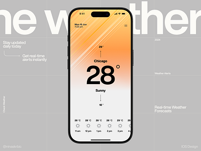 Weather - Mobile App Concept ai air app concept dashboard ecommerce figma gpt interface ios tutorial ui ui design uiux weather weather app widget