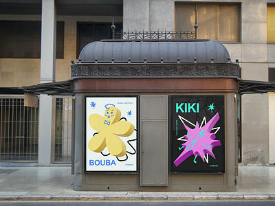 Bouba and Kiki branding graphic design