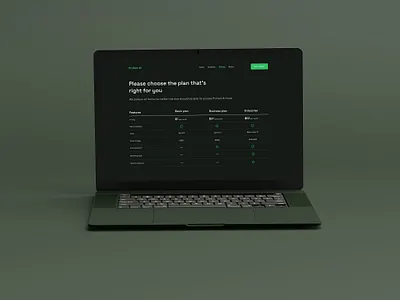 Pricing section design agriculture design ui website