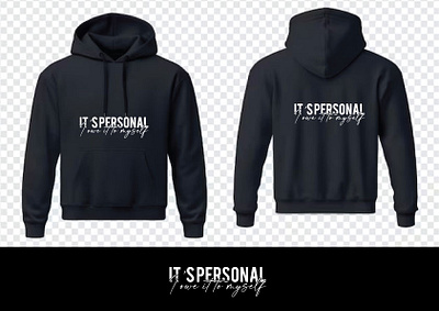 Custom Black Pullover Hoodie Design branding graphic design logo