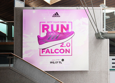 Advertising Banner - Adidas adidas advertising banner brand identity branding graphic design poster social media post