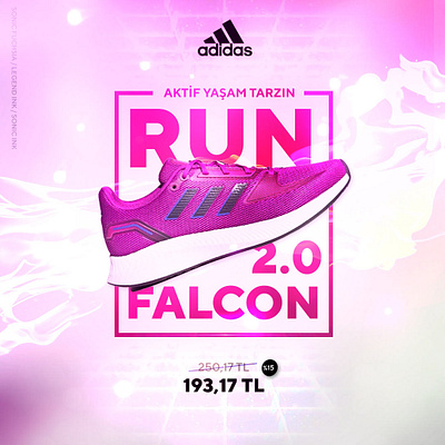 Advertising Banner - Adidas adidas advertising banner brand identity branding graphic design poster social media post