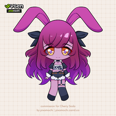 Cute Chibi Commission chibi commission cutechibi fullbodychibi noai simplechibi