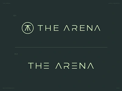 The Arena Logo Concepts branding excellence fitness letters logo modern monogram sports type typography