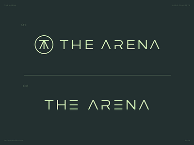 The Arena Logo Concepts branding excellence fitness letters logo modern monogram sports type typography