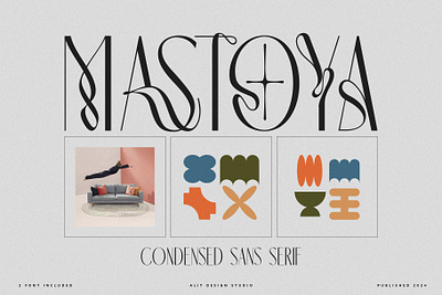 Mastoya Typeface design font fonts letteing sans serif typeface