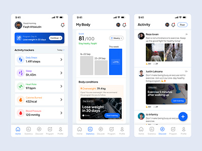 UIUX Design: Healthcare App app app design clean clean app health health app health buddy healthcare healthcare app healty interface mobile mobile app mobile design ui uidesign uiux ux uxdesign