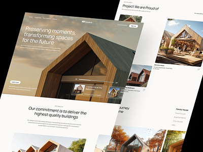 Luxora - Real Estate Landing Page book booking brutalism buy hero home hotel house landing page properties property real estate rent sell store swiss design web design