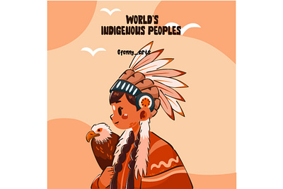 International Day of the World's Indigenous Peoples' american awareness background celebration commemoration culture day elements event heritage history holiday indian indigenous native people protection symbol tradition traditional