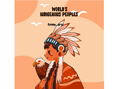 International Day of the World's Indigenous Peoples' american awareness background celebration commemoration culture day elements event heritage history holiday indian indigenous native people protection symbol tradition traditional