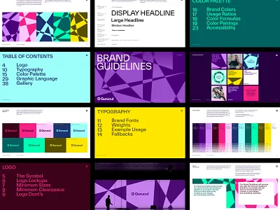 Gurucul Rebrand + Case Study agency brand identity brand pattern branding clean cyber cyber security design guidelines identity jared granger logo logo design logo mark mark pattern rebrand simple start up symbol