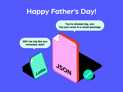 Father's Day 2d ad advertising animation art direction branding design father fathers file graphic design illustration isometric json logo lottie vector