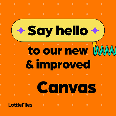 Lottie Creator - New Canvas adobe after effects animation art direction branding canvas creator design graphic design grid guide illustration logo lottie lottie creator ruler ui ux vector