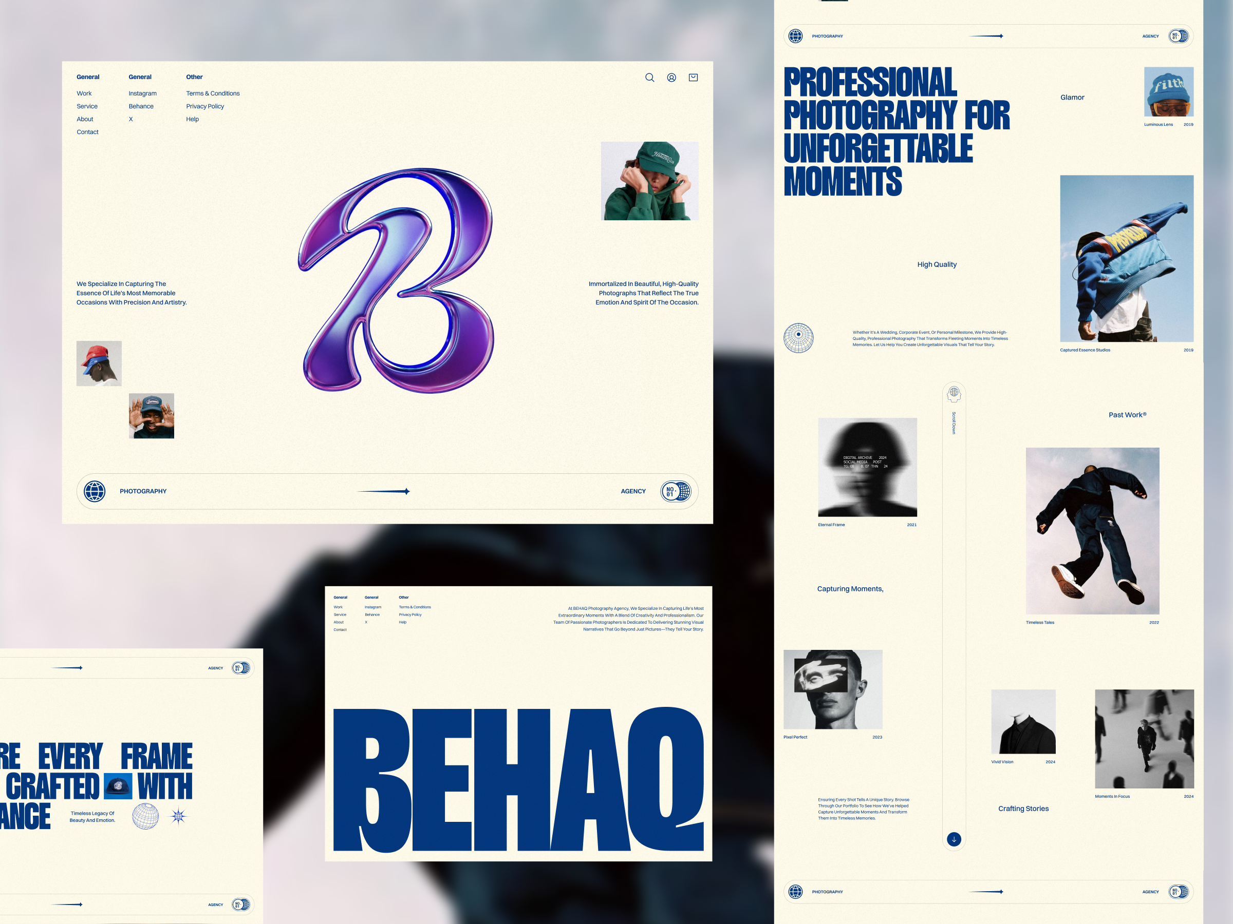 Example of Landing Page & Development Per Page