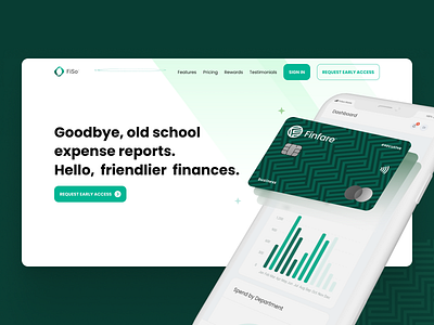 Fiso - Finance Website financialempowerment fisofinance landing page ui