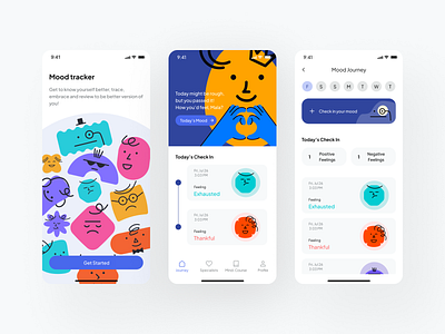 Bakö - Mental Health App design healthapp mentalhealth mobileapp ui ui ux ui design uidesign uiux