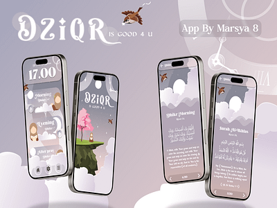 UI Dzikir app by marsya 8b ui