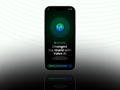 AI Voice Controlee ai ai app ai voice controlee app design application design athik mobile app modern ui trendy ui ui design ux design