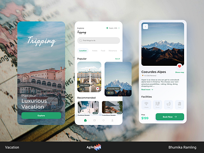 Travel Planner App Design agiledock agiledock designs agiledock services design innovation designs travel planning app design tripping ui ui design ui ux design ux ux design