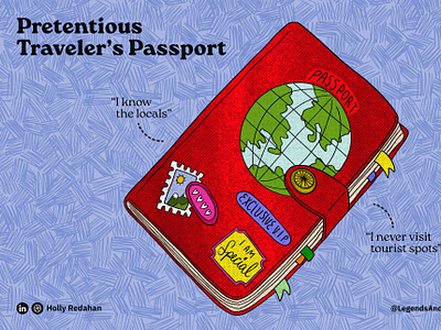 Inktober ‘24: Day 7 → Passport cartoon cute dungeons and dragons illustration magic item