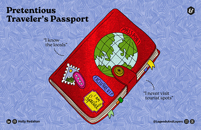 Inktober ‘24: Day 7 → Passport cartoon cute dungeons and dragons illustration magic item