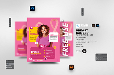 Breast Cancer Awareness Month aam360 aam3sixty branding breast cancer breast cancer awareness month cancer awareness month cancer awareness seminar cancer clinic cancer day cancer event cancer flyer concept design free flyer healthy breast illustration pink awareness pink cancer pink ribbon women cancer