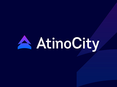 AtinoCity Logo a logo adobe logo business logo color letter a letter a logo letter a minimal logo lettering logo logos minimal logo real estate real estate business logo