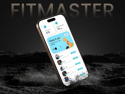 FitMaster App Design adobe adobexd app app design appdesign branding design figma fitness prototype ui ux wireframe