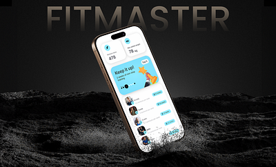 FitMaster App Design adobe adobexd app app design appdesign branding design figma fitness prototype ui ux wireframe