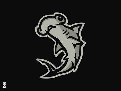 Hammerhead Shark design graphic design illustration logo