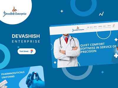 Professional Online Presence for Devashish Enterprise corporatedesign devashishenterprise digitaltransformation ecommerce hospitaluniforms onlinestore pharmauniforms uiuxdesign webdesign webdevelopment