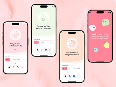 Revamping Flo - in Domingo's style (Case study) ai integration app redesign designprocess floredesign health tech healthapp healthcare app menstrual health menstrual tracker minimal design mobile design ovulation tracker period care periodtracker pregnancy app pregnancy planning product design ui inspiration ux design women health